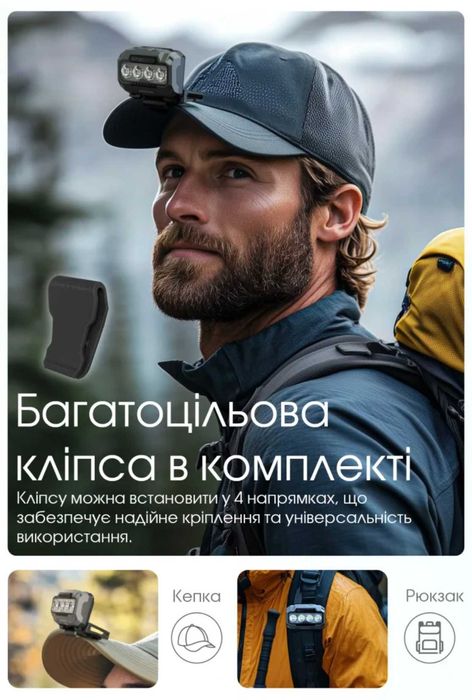 Nitecore HA23 UHE Налобний Ліхтар з Універсальним Живленням 600 Люмен