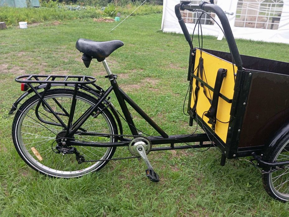 Rower riksza, cargo bike Christiania classic