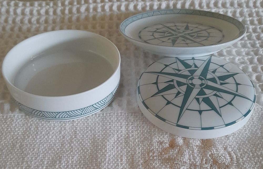 Prato e Porta jóias "Vista Alegre"