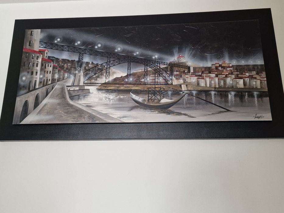 Tela/ Quadro Cais da Ribeira