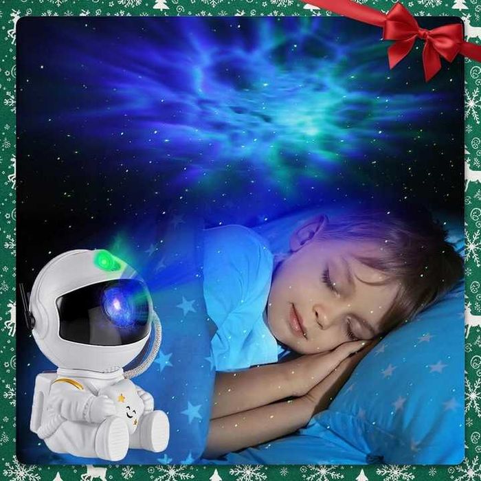 Projektor gwiazd Astronauta – lampka nocna dla dzieci z kosmosu, pilot