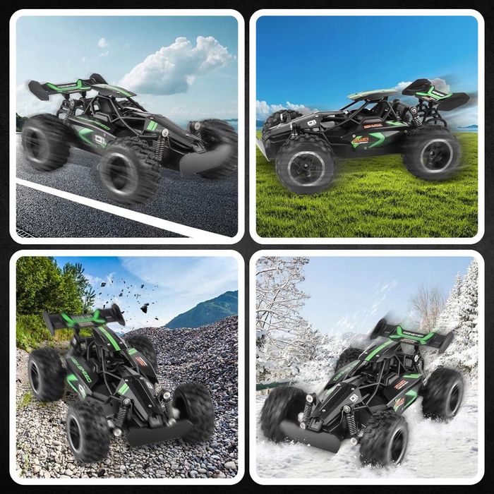 Samochód Zdalnie Sterowany Duży Rc Monster Na Pilota Wytrzymały Drift