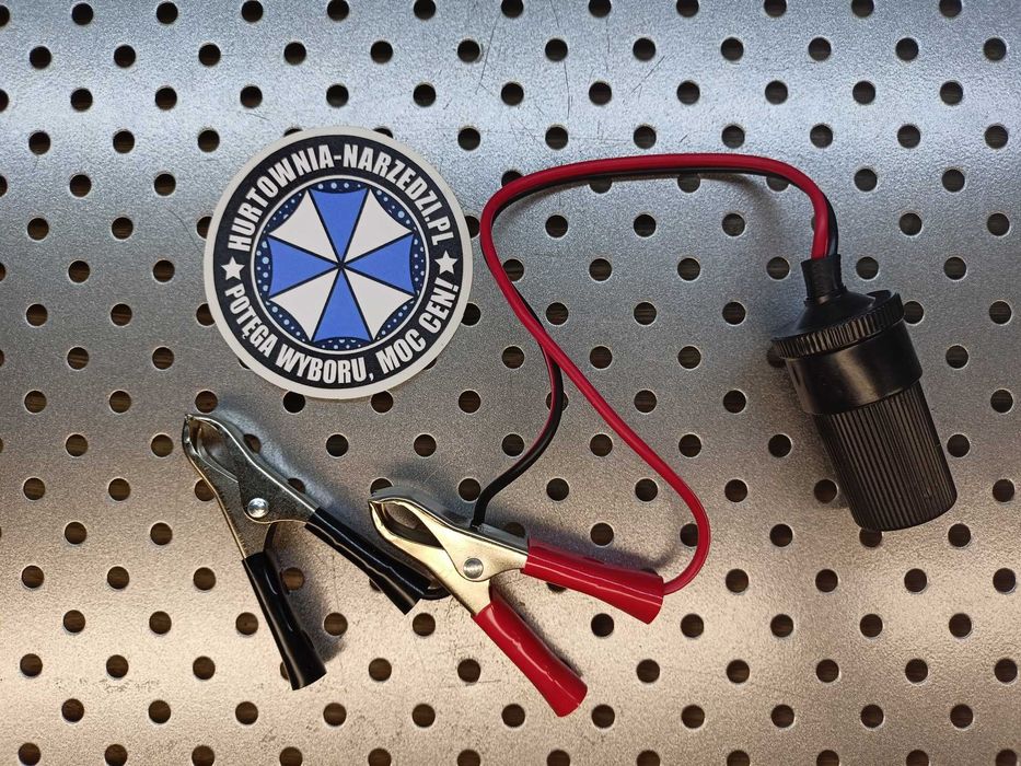 Zestaw 2x Adapter Akumulatora 12V z Krokodylkami Niezbędnik w Podróży