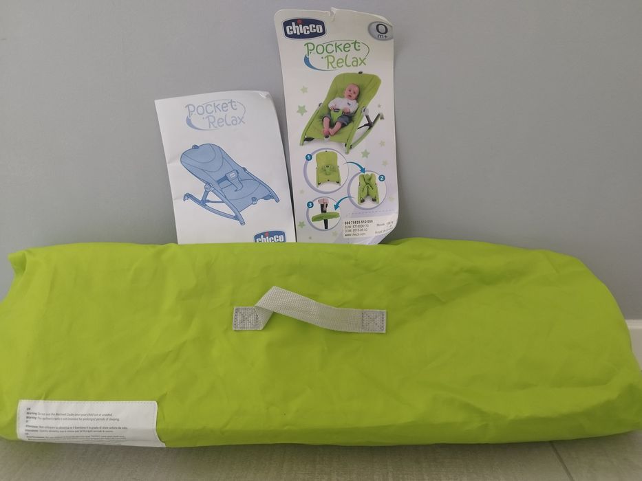Chicco Espreguiçadeira Pocket Relax verde