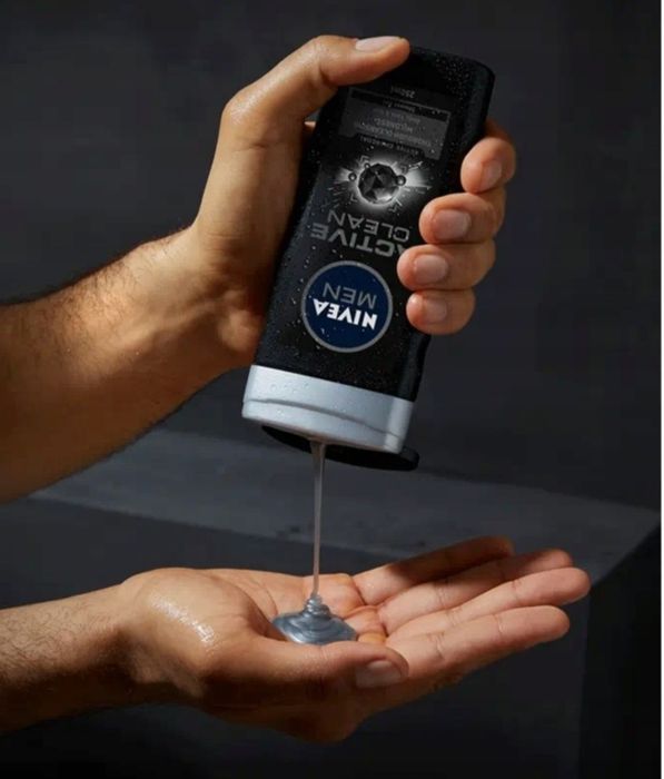 ŻELŻel pod prysznic męski NIVEA MEN 500ML ACTIVE CLEAN