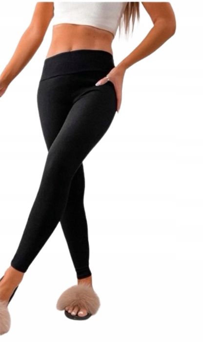 Leginsy bambus prążek