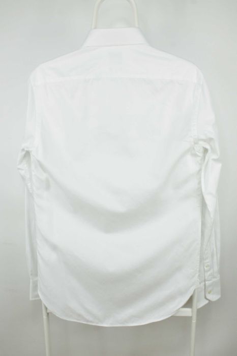 Класична білосніжна сорочка рубашка Boggi Milano White Dress Slim Fit Shirt Розмір S