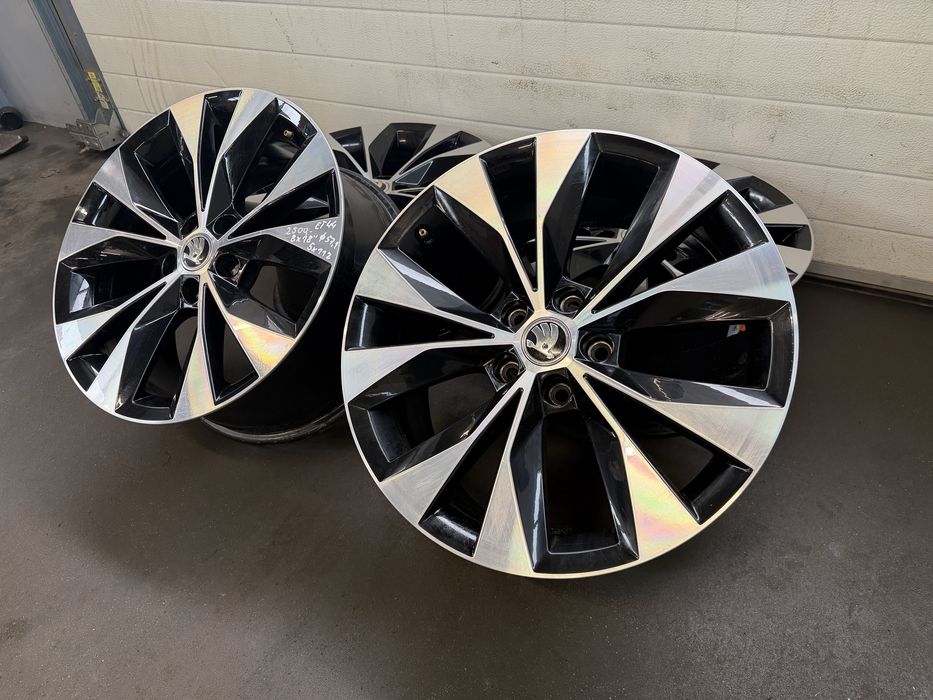 Felgi aluminiowe 18” 5x112 Skoda - SUPER STAN!