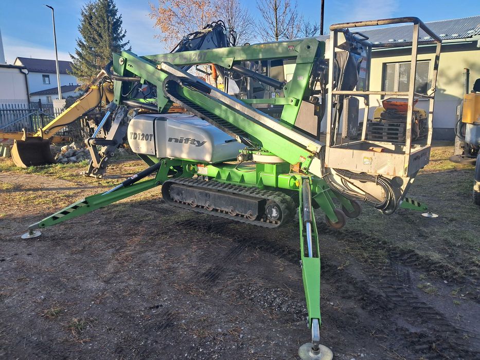 Niftylift TD120 TDAC ,2017r,  podnośnik koszowy na gąsienicach , pająk