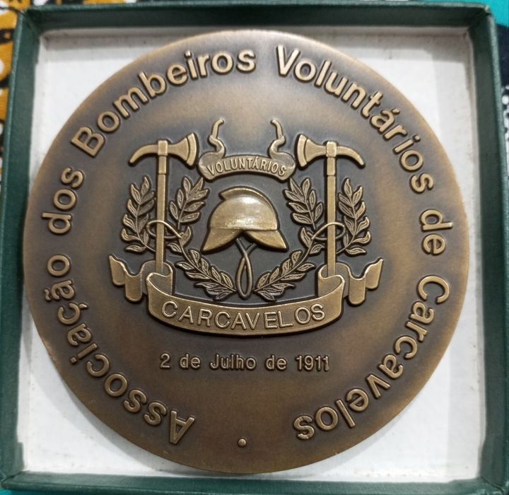 Medalha dos bombeiros de Carcavelos