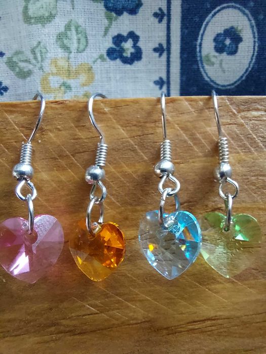 Brincos com swarovski