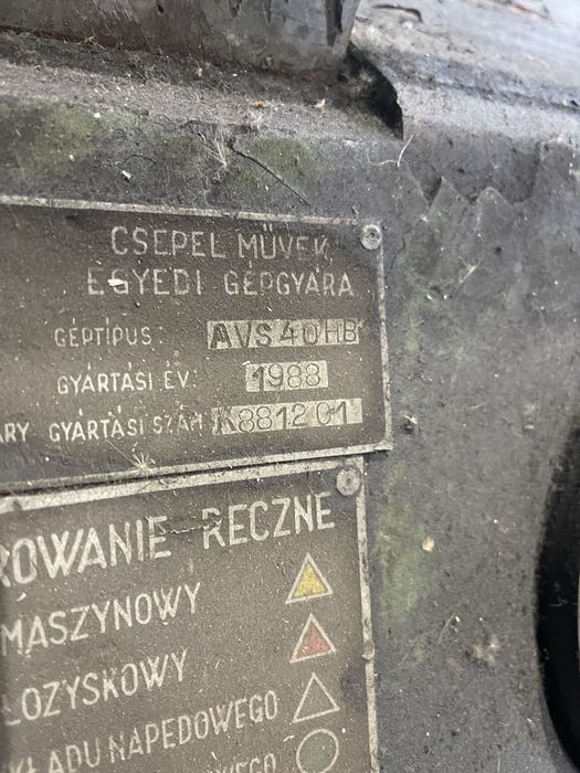 Zakuwarka Csepel Kieserling AVS-40