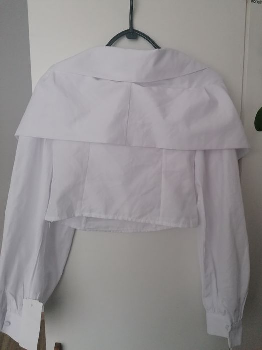 Balloon Sleeve Bardot Top NA-KD