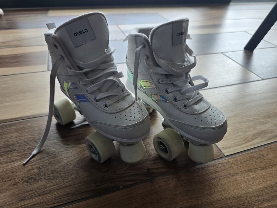 Wrotki 2letnie Oxelo dla dziewczynki 33-34 22cm