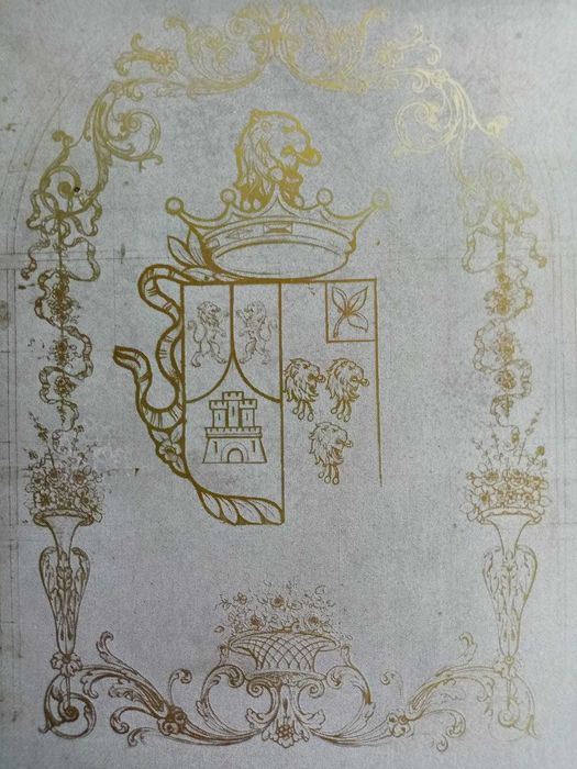 cunhos de zincogravuras: brasões de heráldica de família, etc. #2