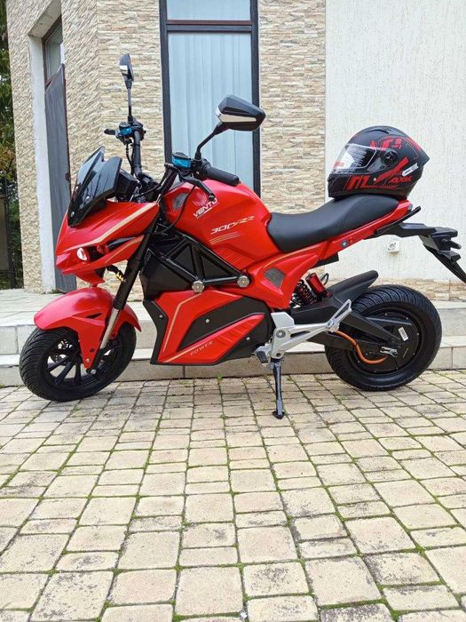 Електробайк PYTHON 2800Wt Права не треба Электро мотоцикл 2800W Black