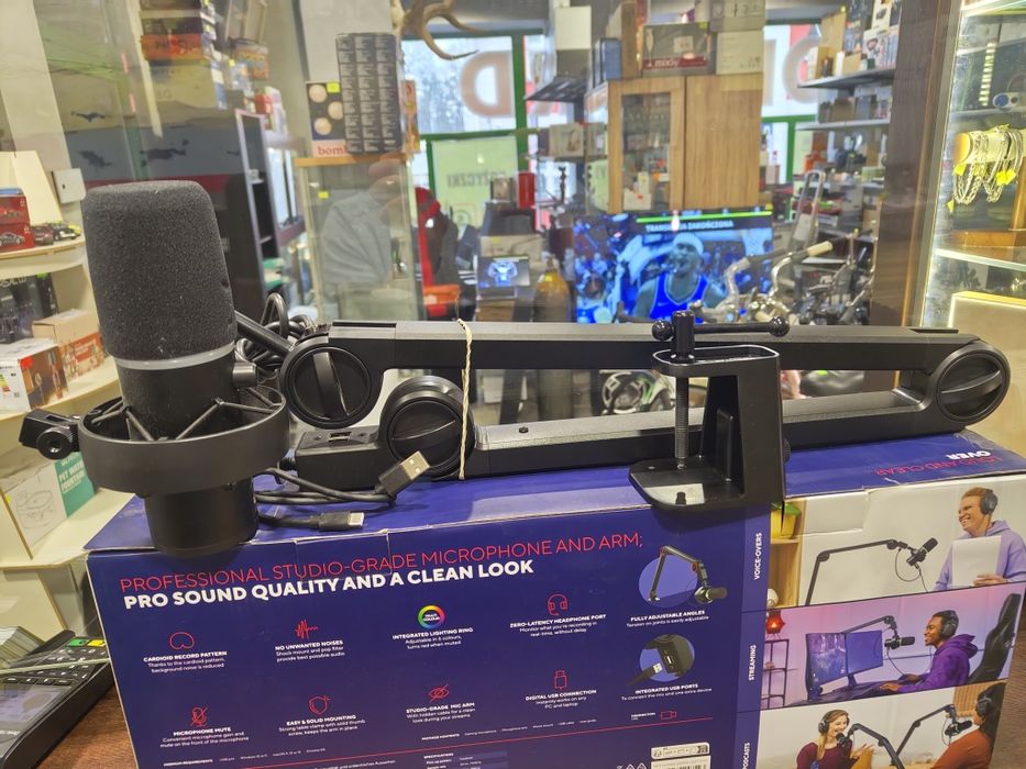 Mikrofon Trust GXT 255+ ONYX USB Streaming Statyw