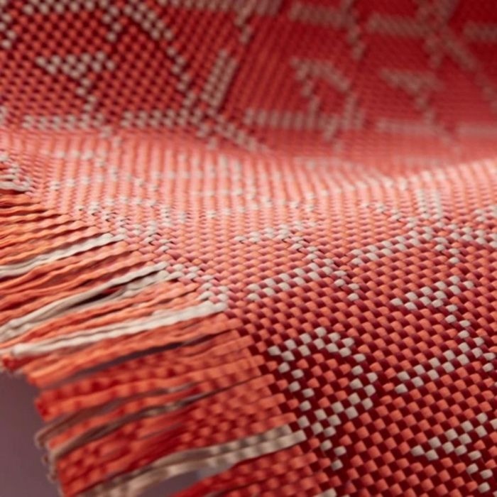 Pitaka Monogram Tactile Woven Case Gold/Red for iPhone 16 Pro Max