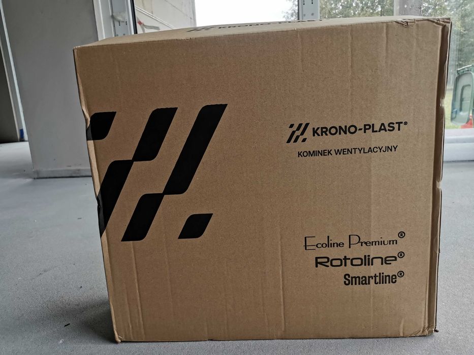 Nowy ocieplony kominek wentylacyjny Antracyt