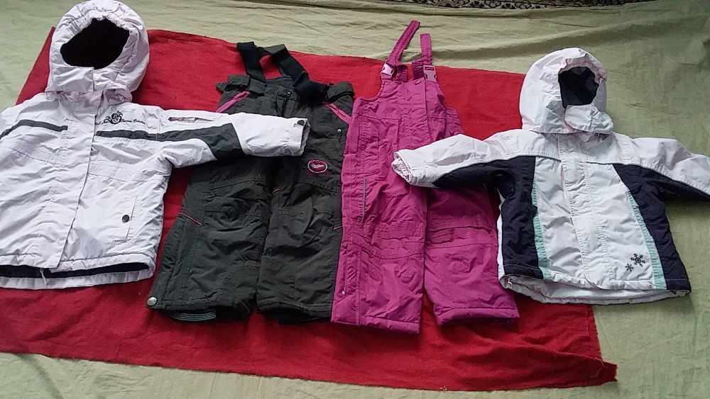 Костюм лижний дитячий для дівчинки мембрана рожевий-alive-86/92;98/104