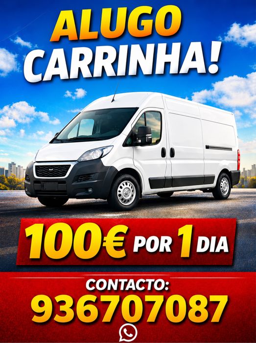 Alugo Carrinha 100€/dia
