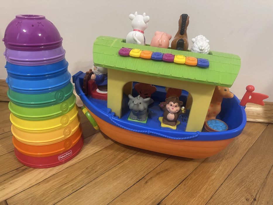 Ковчег Ноя fisher price (Ноїв ковчег). Пірамідка  fisher price.