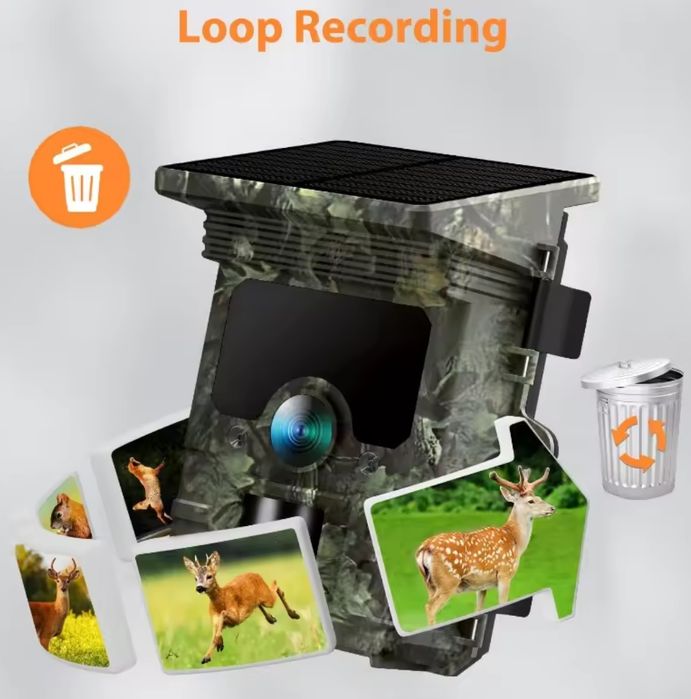 Відеокамера 50MP 4K  Trail нічного бачення