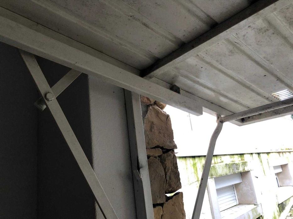 Portão de garagem basculante manual 2,52 x 2,20 m