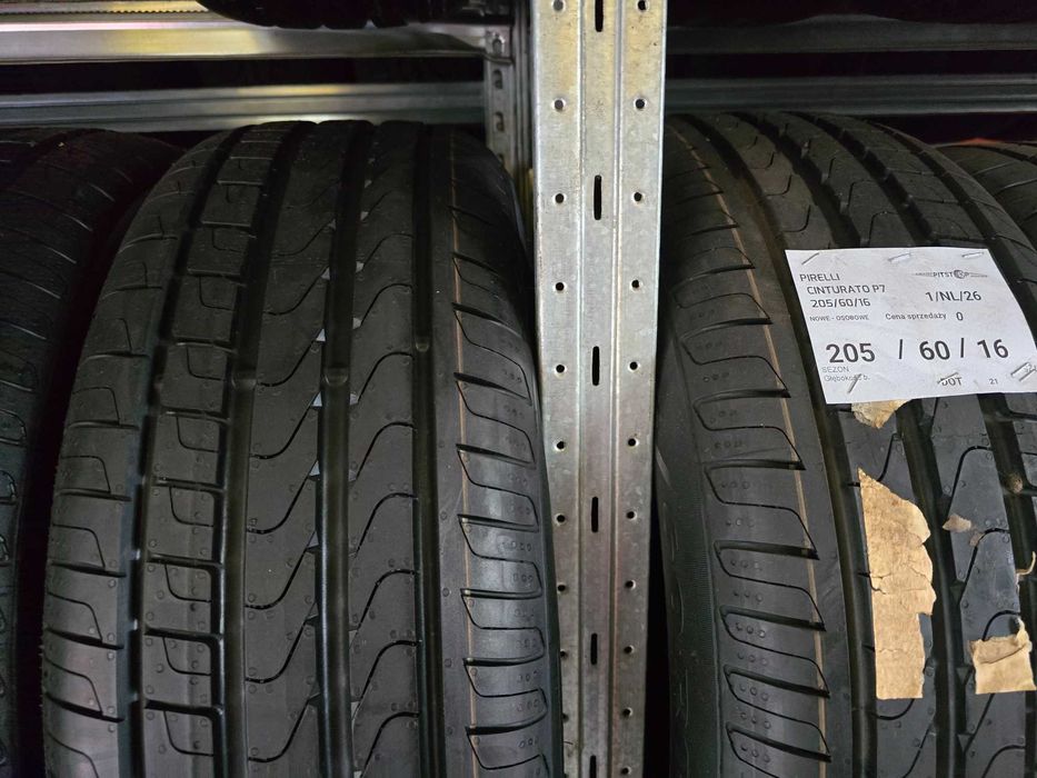 Komplet opon lato PIRELLI CINTURATO P7 205/60/16