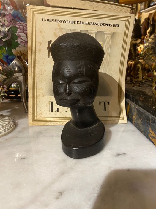 Escultura Maconde Moçambique 17 cmAnos 60