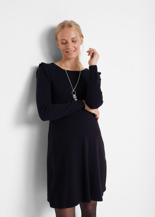 B.P.C dzianinowa czarna ciążowa sukienka 40/42.