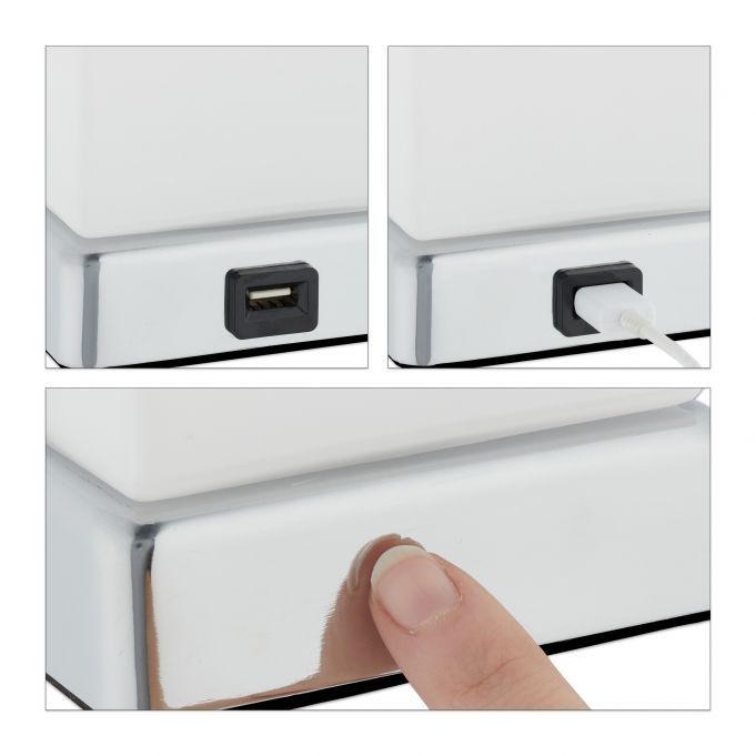 Okazja przyciemniana lampka nocna z dotykiem