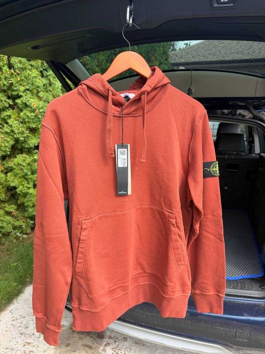 Оригинал ! Худи Stone Island, Стон Айленд XL, Червоне, Нове. Кофта