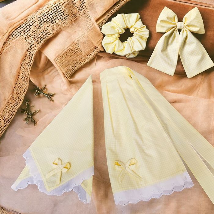 Fartuszek i chusta folk ludowy dziecięcy