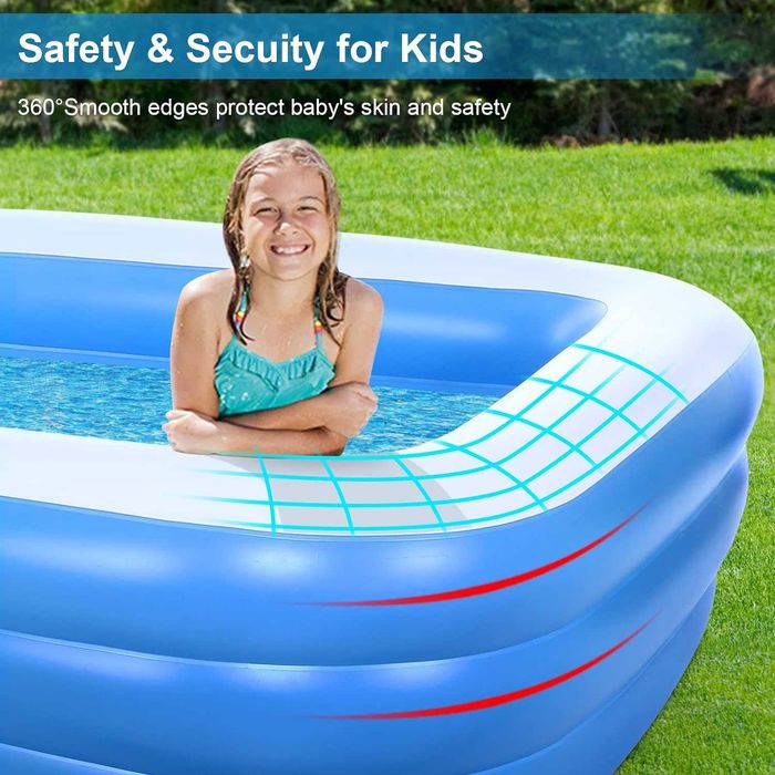 Piscina insuflável |||| 241 x 142 x 56 cm |||| 300 x 182 x 55 cm -NOVO