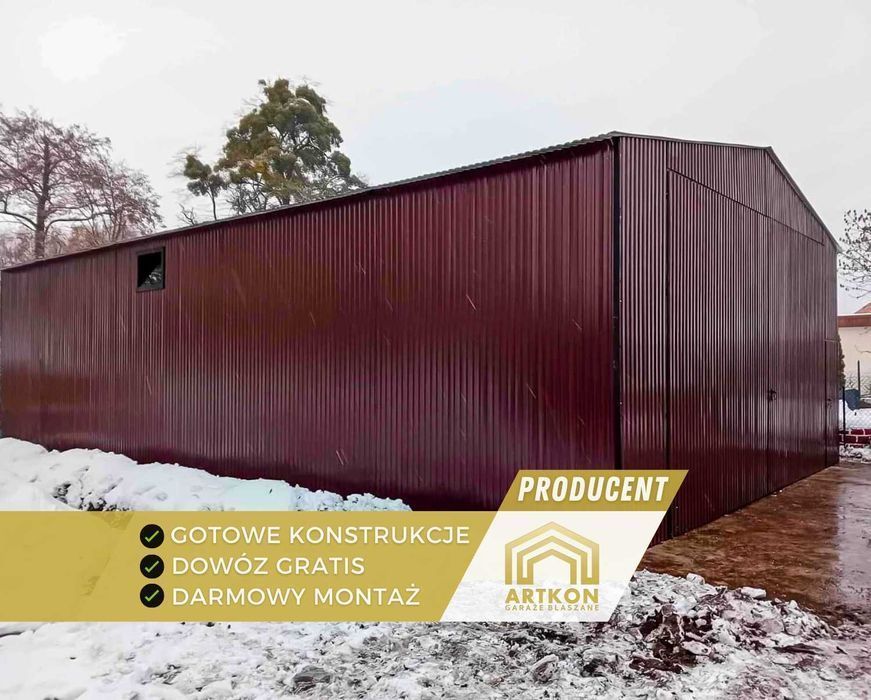 Stalowe hale magazynowe dla gospodarstwa rolnego | Szybka realizacja