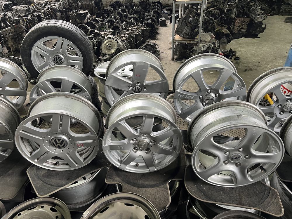 Титани Р16 5х112 колесные диски R16 passat b6 golf 5 touran skoda a5: 2 ...