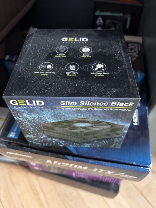 Chłodzenie low profile Gelid Slim Silence Black