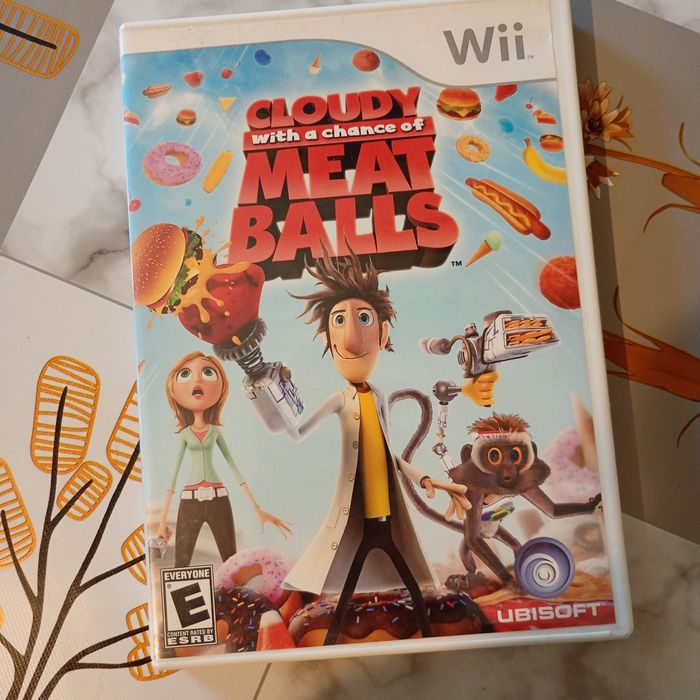 gra wideo Cloudy with a Chance of Meatballs (znana w Polsce jako Klopsiki i inne zjawiska pogodowe) na konsolę Nintendo Wii.