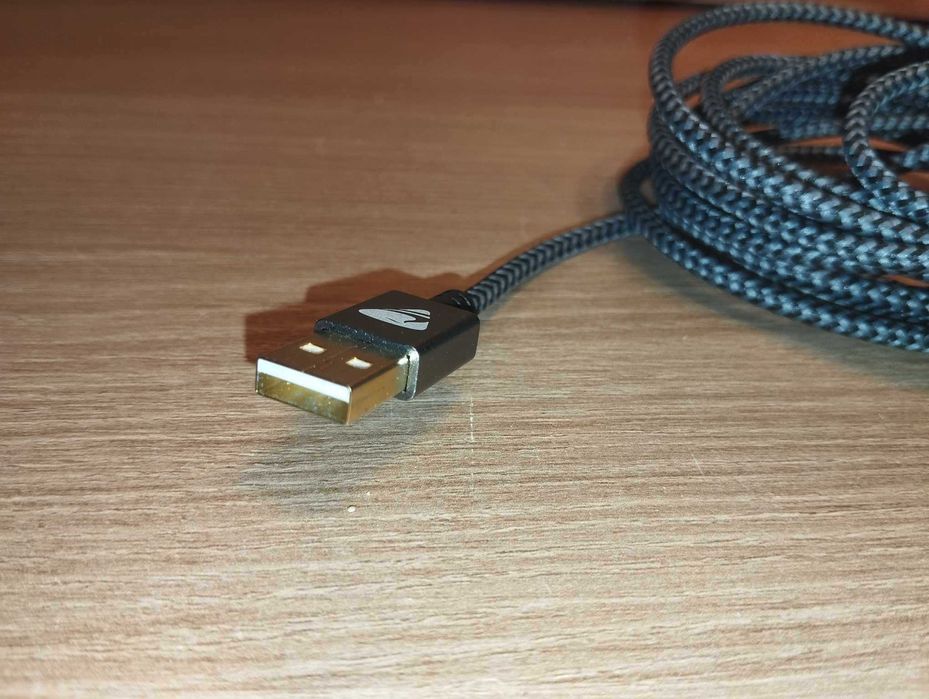 Kabel - USB / USB-B - w oplocie - 3 metry