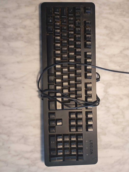 Teclado Gaming LENOVO Legion K300 RGB (Membrana - Português - Preto)