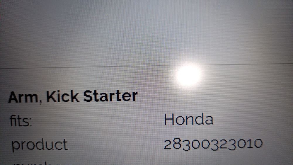 Kick Honda CB 500 - 550 four