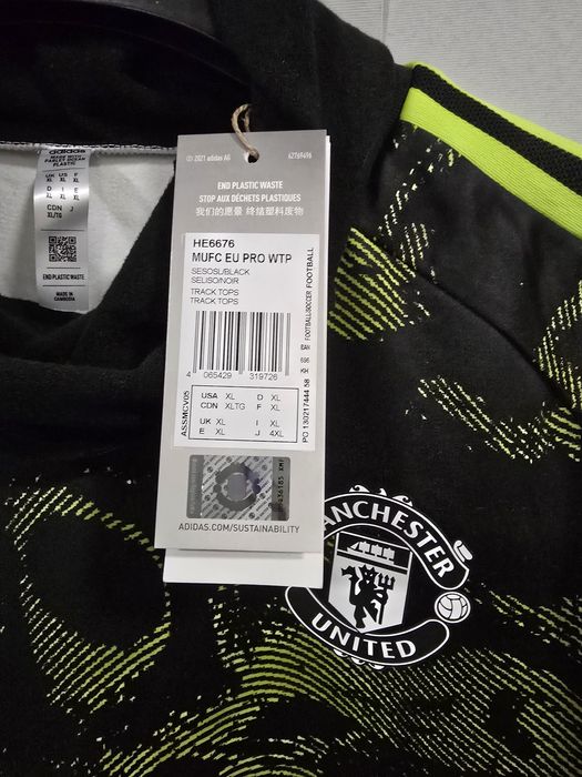 Bluza ocieplana Manchester United roz.XL nowa