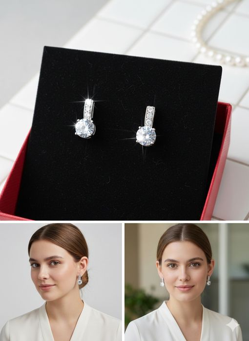 Srebrne Kolczyki próba 925