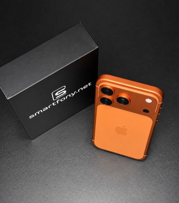 iPhone 17 Pro 1TB  Cosmic Orange  | SIM+ESIM | Standard ASIS | Bateria 100% | Gwarancja 12M | RATY