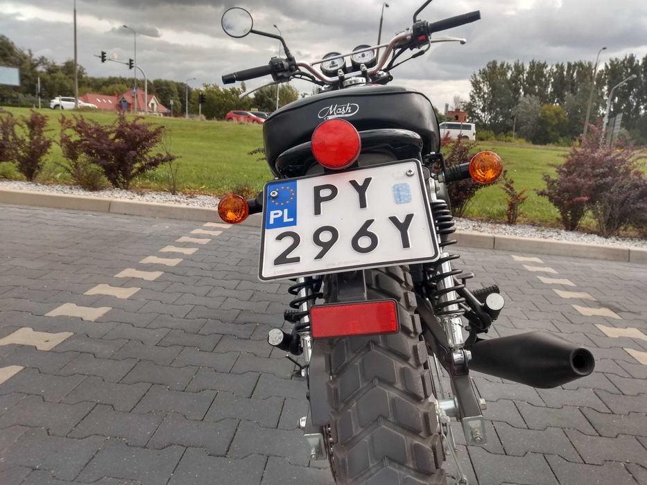 Mash 400 scrambler ( Jawa 350 SOHC / Honda / Junak ) - piękna czerwona wisienka)