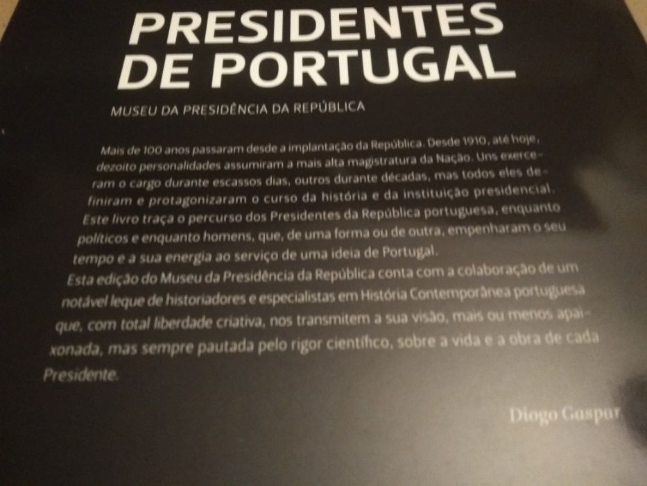Livro Presidentes de Portugal Edição de LUXO. Coleção