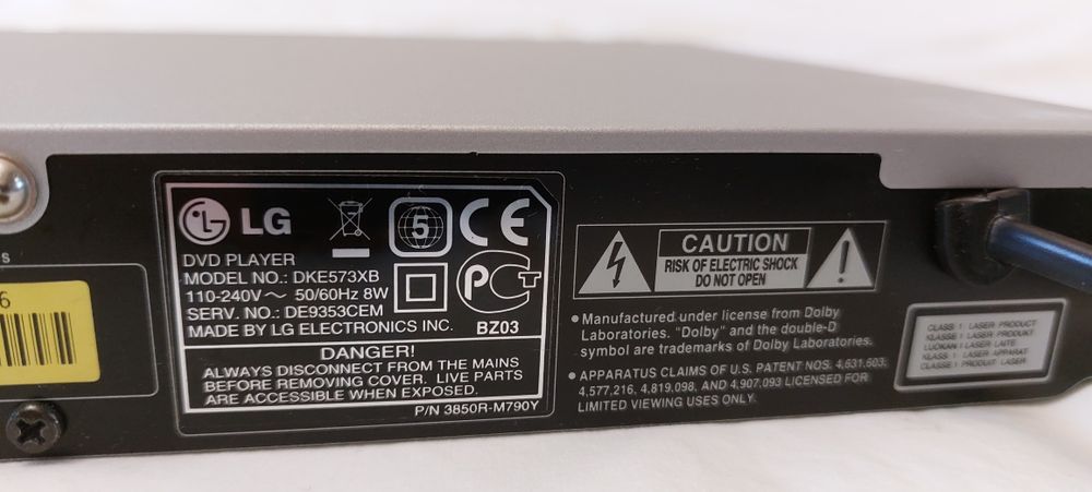 DVD програвач плеєр LG