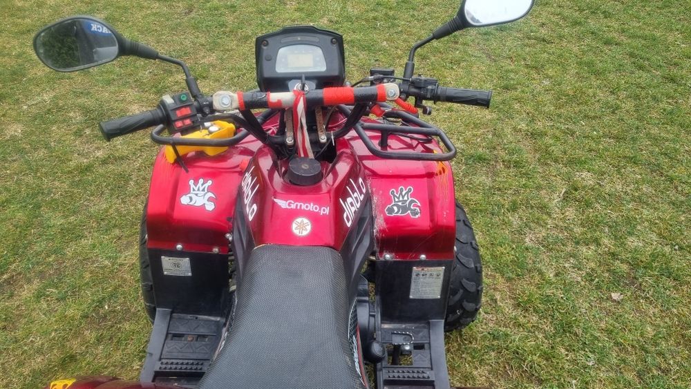 Quad ATV Diablo 200 15KM wyciągarka pług