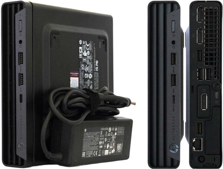 Неттоп HP EliteDesk 800 G6 mini 35W (i7-10700T/8GB DDR4/2шт m.2/Wi-Fi+BT/WIN)